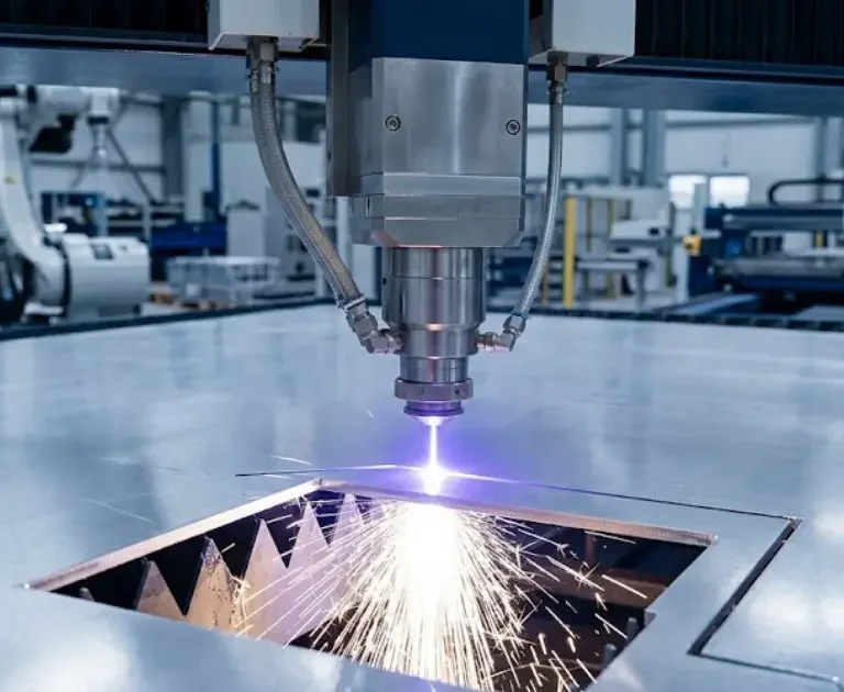 Yalova OSB Alüminyum Kesim Fabrikası - Yüksek Güçlü Fiber Lazer ve Azot Teknolojisiyle ±0.1 mm Hassasiyetle Çapaksız ve Temiz Alüminyum Lazer Kesim Süreci