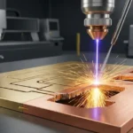 Yalova OSB Lazer Kesim Fabrikası - Hassas Bakır ve Pirinç Levhaların ±0.1 mm Hassasiyetle Çapaksız Fiber Lazer Kesim Süreci ve Metalurjik Dokusu
