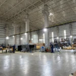 Makine imalat ve şasi üretimi yapılan fabrikada metal parçaların üretim ve işleme süreci