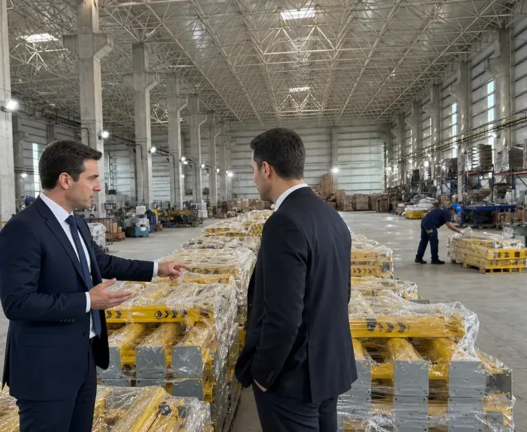 Mimari ve dekoratif lazer kesim metal ürünlerin depoda incelenmesi ve üretim sürecinin anlatılması