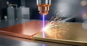 Yalova OSB Lazer Kesim Fabrikası - Hassas Bakır ve Pirinç Levhaların ±0.1 mm Hassasiyetle Çapaksız Fiber Lazer Kesim Süreci ve Metalurjik Dokusu